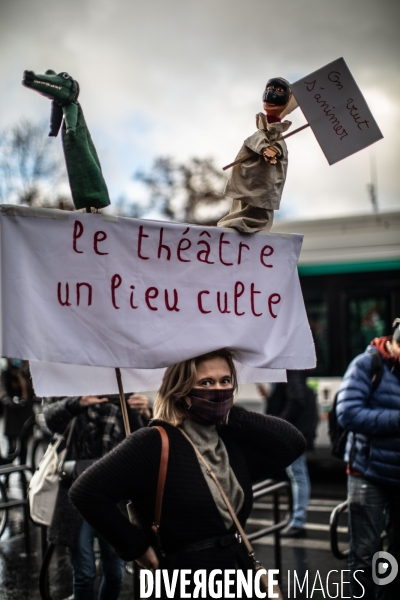 Mobilisation pour la réouverture des lieux de culture