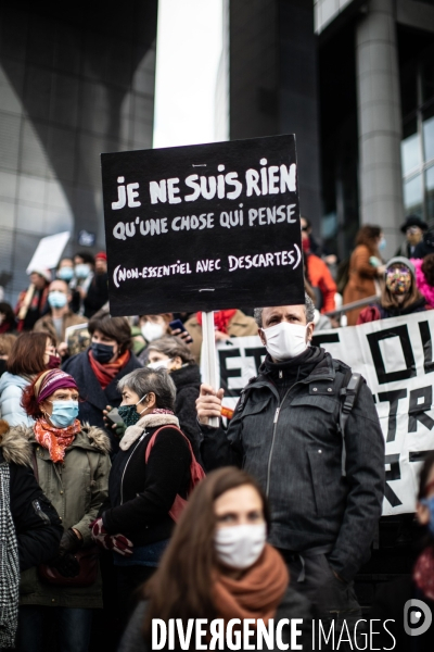 Mobilisation pour la réouverture des lieux de culture