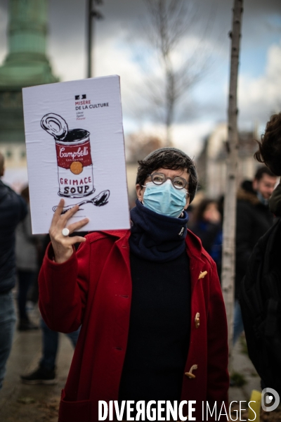 Mobilisation pour la réouverture des lieux de culture