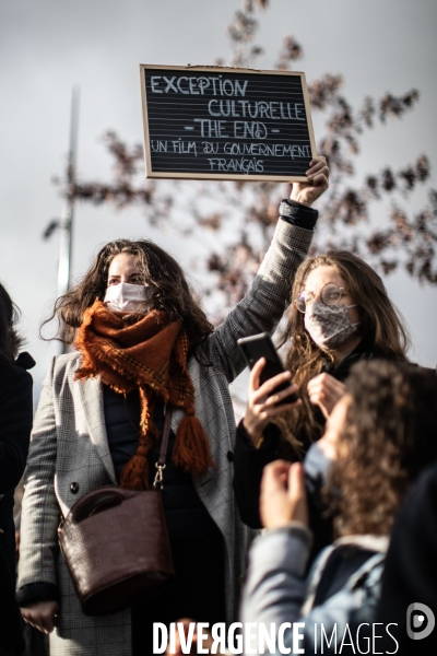 Mobilisation pour la réouverture des lieux de culture