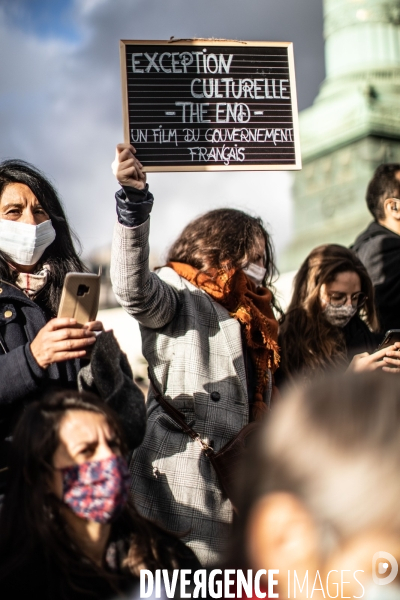 Mobilisation pour la réouverture des lieux de culture