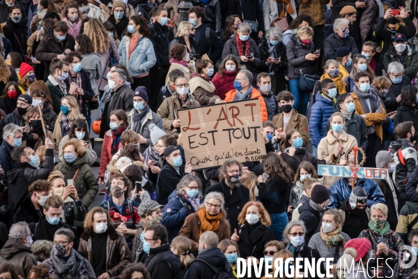 Le monde de la culture descend dans la rue