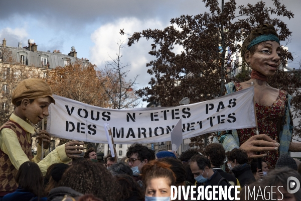 Mobilisation des artistes pour la réouverture des lieux de spectacle