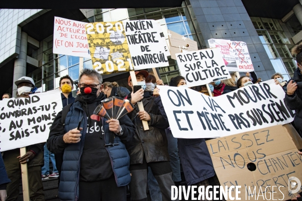 Mobilisation des artistes pour la réouverture des lieux de spectacle