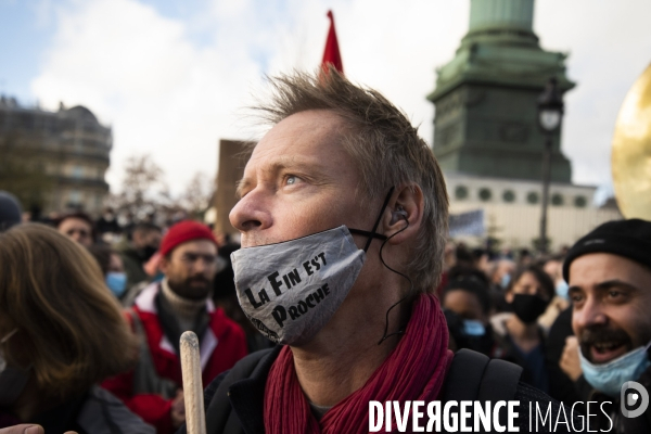 Mobilisation des artistes pour la réouverture des lieux de spectacle