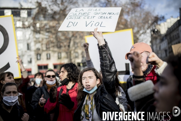 Manifestation contre la fermeture prolongée des lieux de culture 15122020