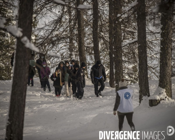 Migrants briancon