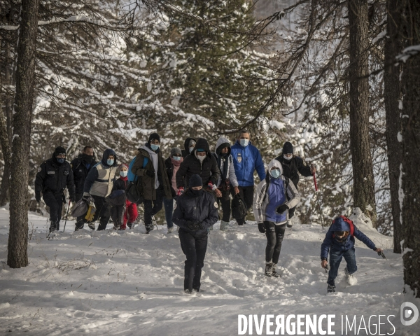 Migrants briancon