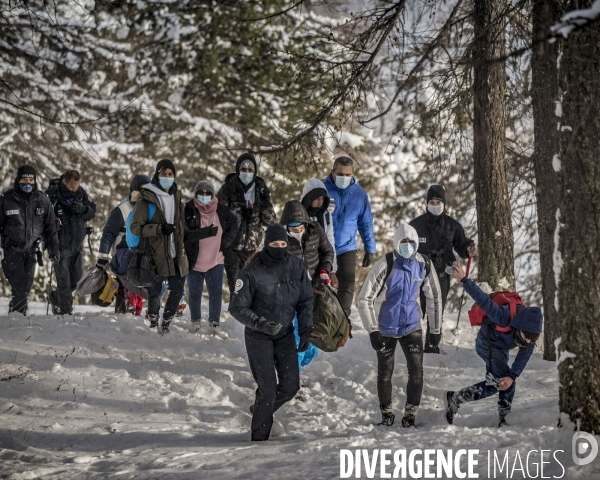 Migrants briancon