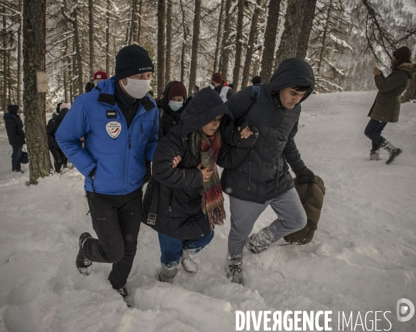 Migrants briancon