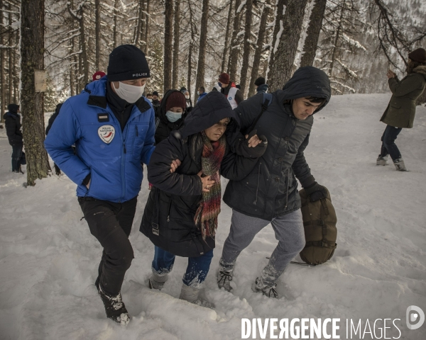 Migrants briancon