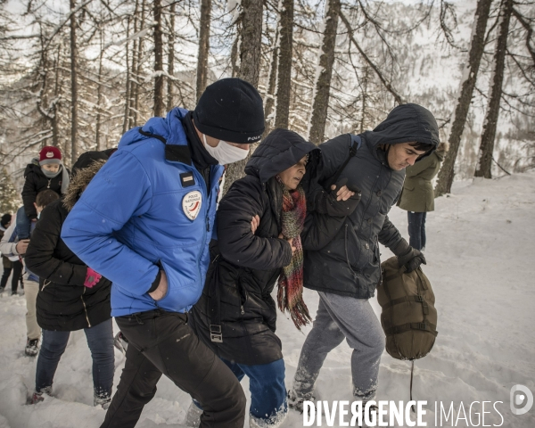 Migrants briancon