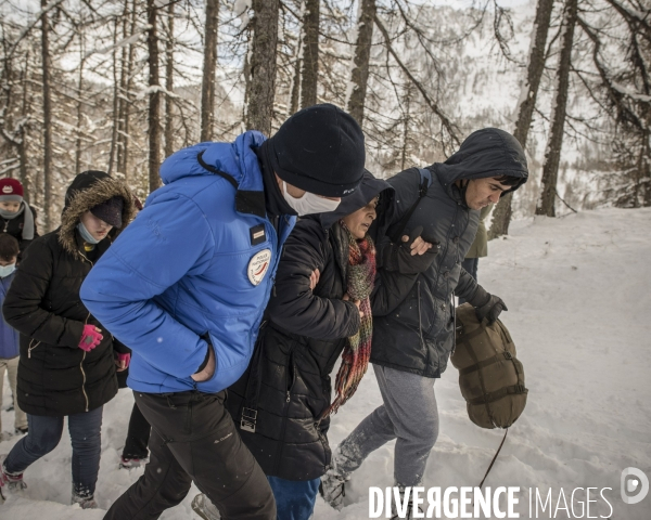 Migrants briancon