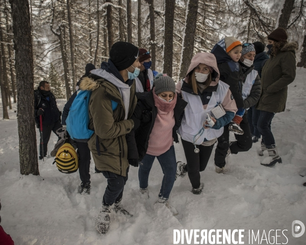 Migrants briancon