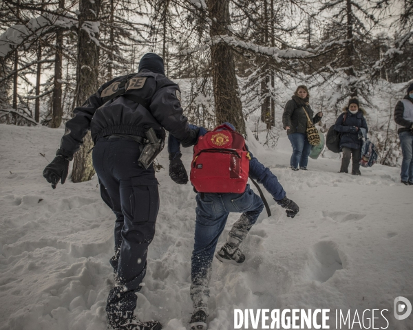 Migrants briancon