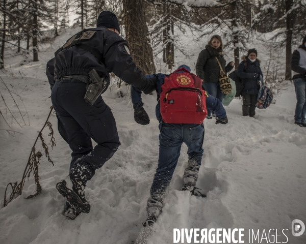 Migrants briancon