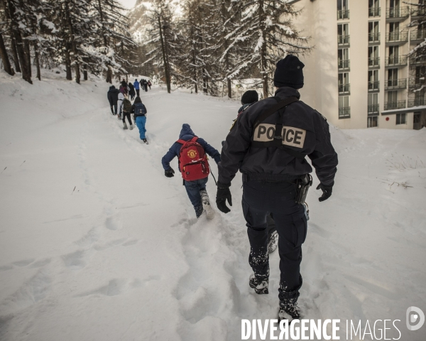 Migrants briancon