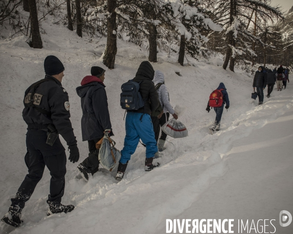 Migrants briancon