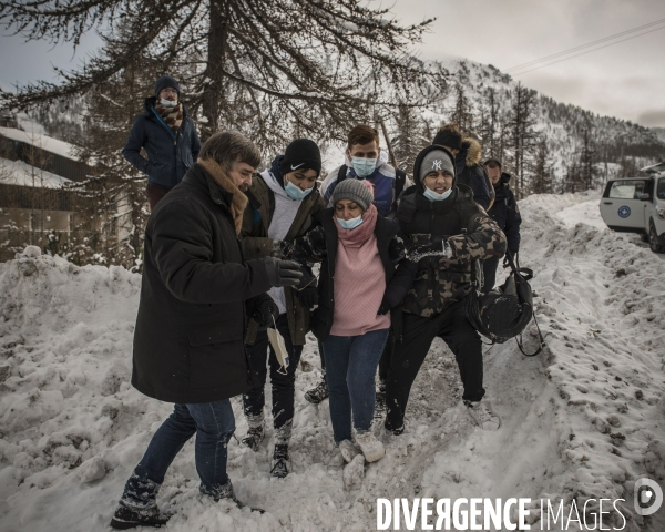 Migrants briancon