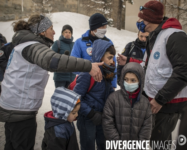 Migrants briancon