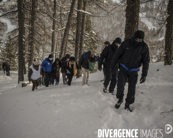 Migrants briancon