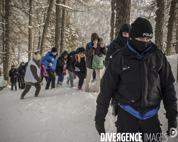 Migrants briancon