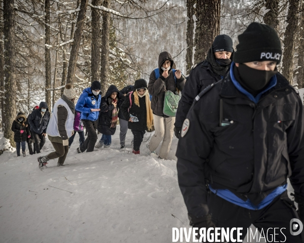 Migrants briancon