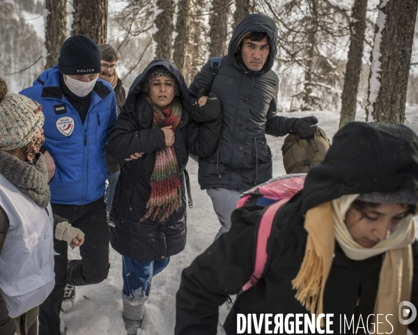 Migrants briancon