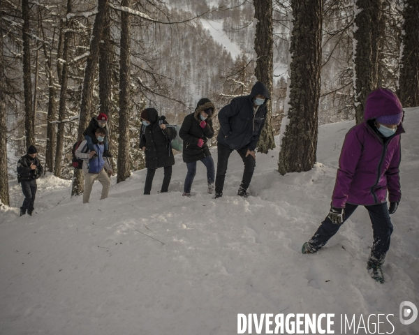 Migrants briancon