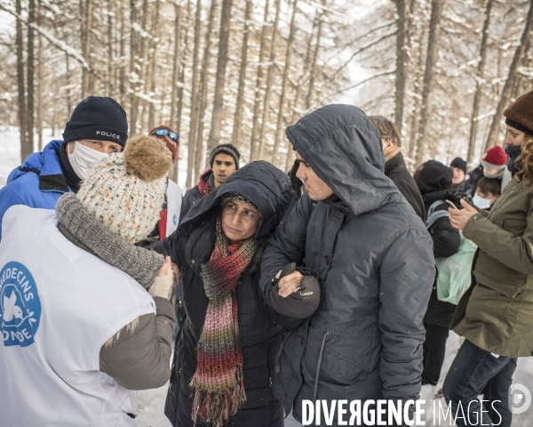 Migrants briancon