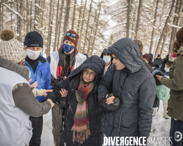 Migrants briancon