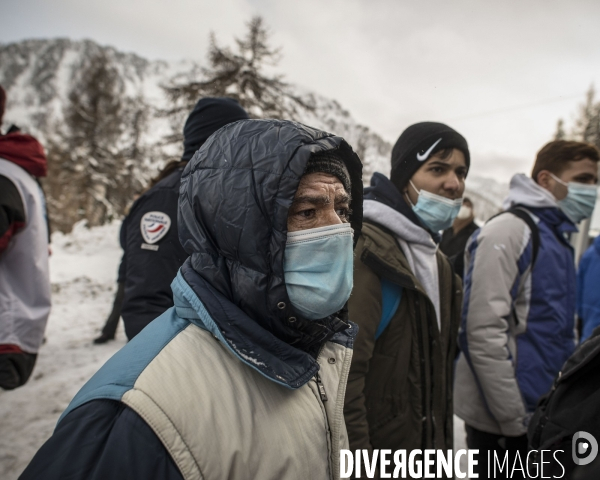 Migrants briancon