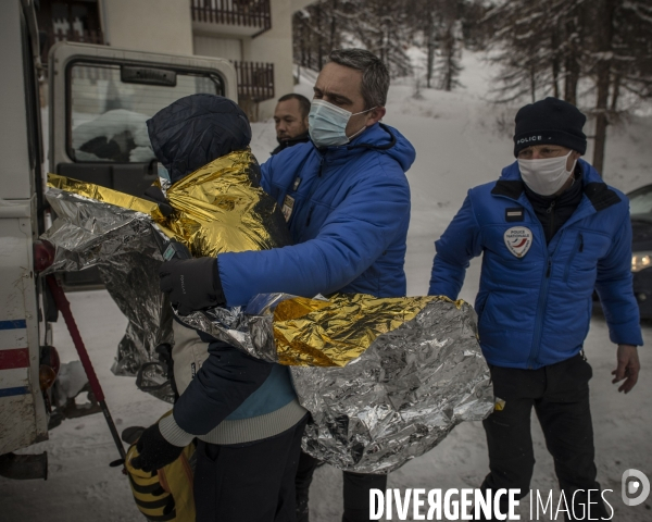 Migrants briancon