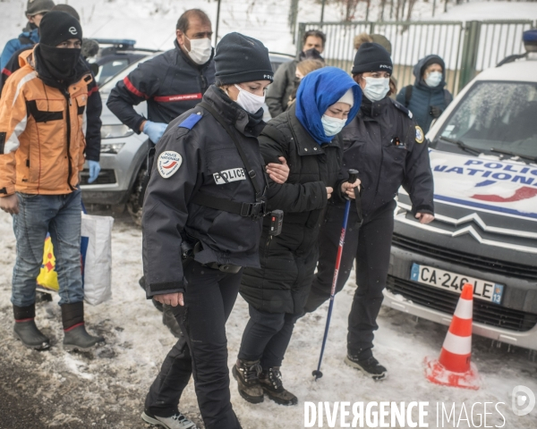 Migrants briancon