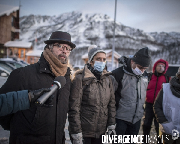 Migrants briancon