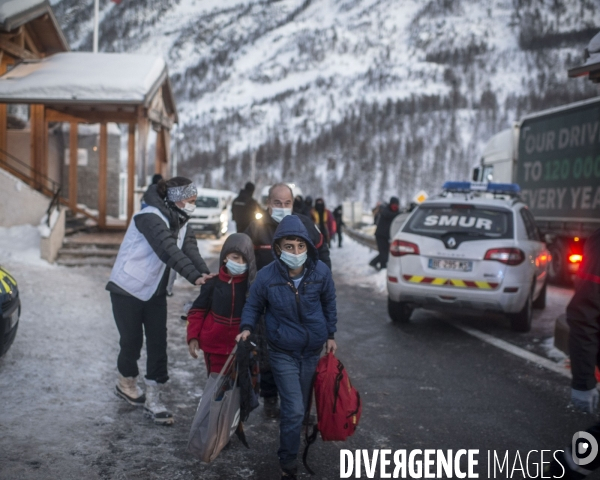 Migrants briancon