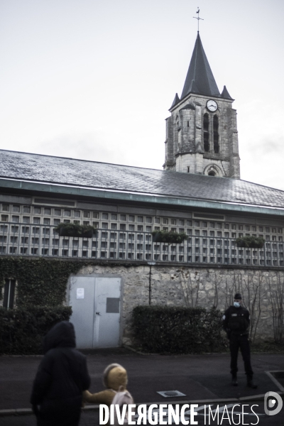 Déplacement de Gerald Darmanin au commissariat de Massy