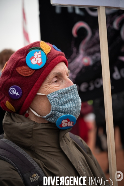 Genève - Manifestation - Pour une sortie de crise solidaire, sociale, culturelle, féministe et écologique