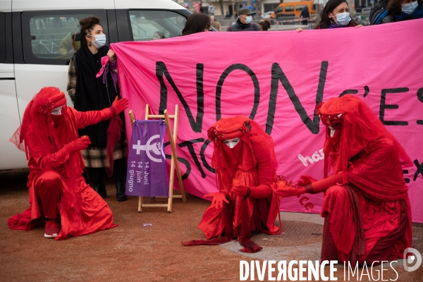 Genève - Manifestation - Pour une sortie de crise solidaire, sociale, culturelle, féministe et écologique