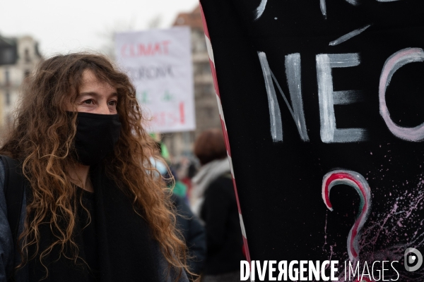 Genève - Manifestation - Pour une sortie de crise solidaire, sociale, culturelle, féministe et écologique