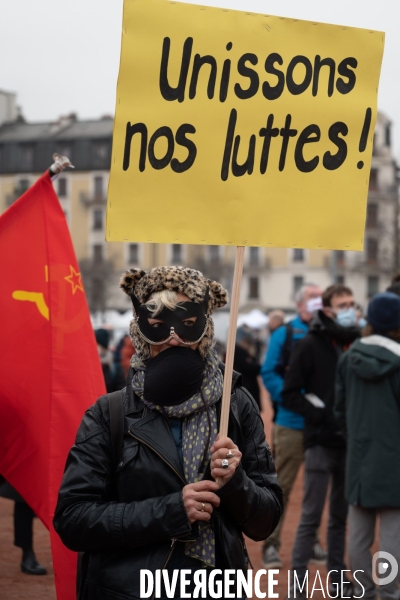 Genève - Manifestation - Pour une sortie de crise solidaire, sociale, culturelle, féministe et écologique