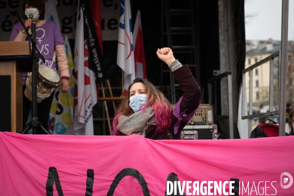 Genève - Manifestation - Pour une sortie de crise solidaire, sociale, culturelle, féministe et écologique