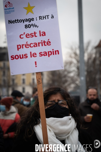 Genève - Manifestation - Pour une sortie de crise solidaire, sociale, culturelle, féministe et écologique