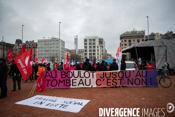 Genève - Manifestation - Pour une sortie de crise solidaire, sociale, culturelle, féministe et écologique