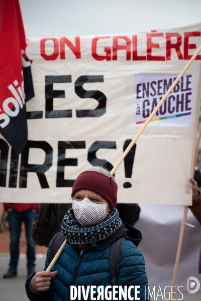 Genève - Manifestation - Pour une sortie de crise solidaire, sociale, culturelle, féministe et écologique