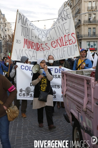 Marche pour la journée internationale des migrants