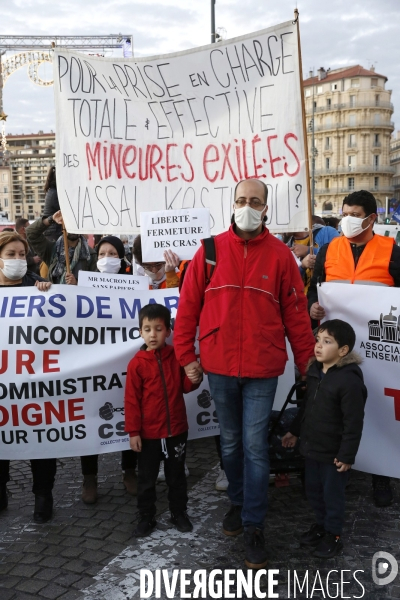 Marche pour la journée internationale des migrants