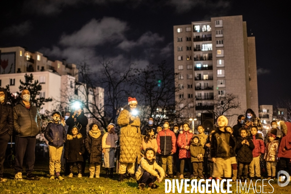 Tournée du Père Noël en Banlieue