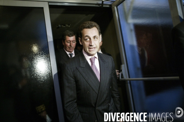 N.Sarkozy, ministre de l intérieur à Clichy sur Seine