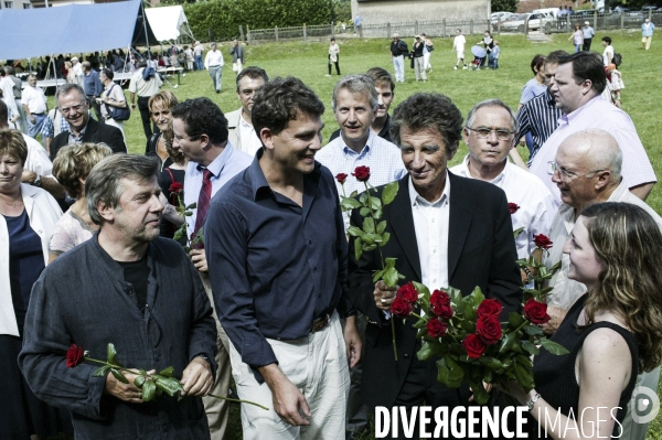 Fête de la rose, Arnaud Montebourd invite Jack Lang.